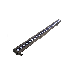 L�che-mur CAPH LED rayonnement asym�trique IP65, gris fonc�, d�gager, transparent gradable