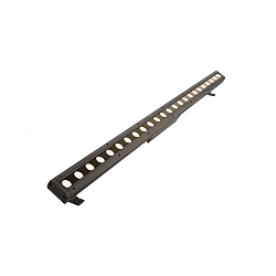 L�che-mur CAPH LED rayonnement asym�trique IP65/IP44, gris fonc�, d�gager, transparent