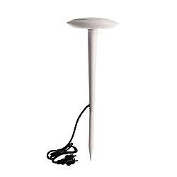 Lampe � broche BERMUDA avec prise de courant, commutable IP65 / IP44, blanche gradable