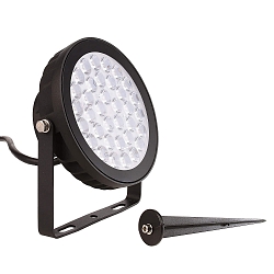 Projecteur RF SMART SPOT RGB+CCT pivotant IP65/IP44, anthrazit gradable