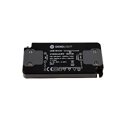 Bloc d'alimentation FLAT, 500mA 6W constante de tension, gris fonc�, noir 
