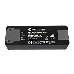 Driver de LED BASIC CC 500MA courant constant, r�glable, commutable, anthrazit, noir 