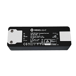 Unité d'alimentation Led BASIC, CC, V8-30-700mA/30W courant constant, anthrazit, noir 