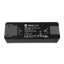 Driver de LED BASIC CC /00MA courant constant, r�glable, commutable, gris fonc�, noir 