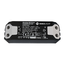 Unité d’alimentation Led BASIC, DIM, CC, D350012UF/12W courant constant, dimmable, noir 