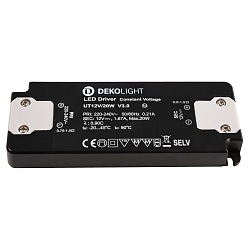 Driver de LED FLAT CV UT12V constante de tension, commutable, gris, noir 