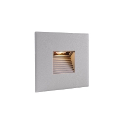 Capot LIGHT BASE COB LED INDOOR angulaire, Gris argent, transparent