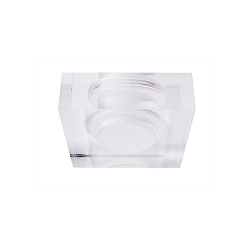 Anneau pour COB LED 69 carr�, satin�, transparent