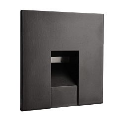 Capot ALWAID 2 - SQUARE angulaire, noir