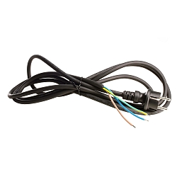 C�ble de connexion avec prise de courant noir