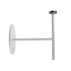 Support mural MIRAM m�canique, fixation magn�tique, blanche