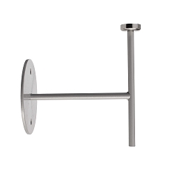 Support mural MIRAM m�canique, fixation magn�tique, gris clair