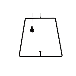 Suspension pendulaire MIRAM m�canique, fixation magn�tique, noir