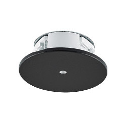 Adaptateur pour luminaire suspendu � DA 68MM / RECESSED rond, version pour montage encastr�, noir profond