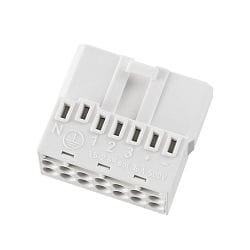 Syst�me d'�clairage en continu feed-in SANOTRUNK UNIVERSAL WAGO 267-501, blanche