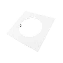 Bague de r�duction 240/180MM m�canique, carr�, version pour montage encastr�, blanc trafic