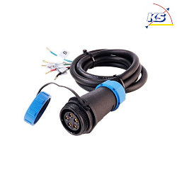 Cable system, Weipu HQ 12/24/48V Feed-in cable 5-pin, 1 meter