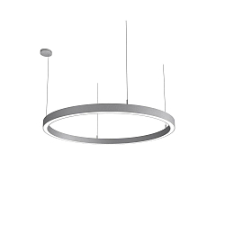 pendant luminaire LAUTARO 1200/60 DOWN PRISMA P4 IP20, light grey dimmable