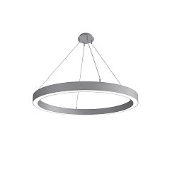 Luminaire � suspension LAUTARO 1200/80 DOWN OPAL M4 IP20, gris clair gradable