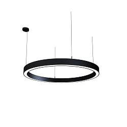pendant luminaire LAUTARO 1200/80 UP/DOWN PRISMA P4 IP20, black dimmable