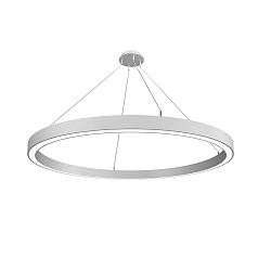 pendant luminaire LAUTARO 1500/80 DOWN PRISMA M5 IP20, light grey dimmable
