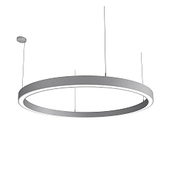 Luminaire � suspension LAUTARO 1500/80 UP/DOWN OPAL P5 IP20, gris clair gradable