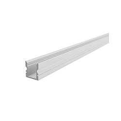Profil en U AU-02-08, blanc mat
