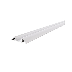 Profil de montage AM-01-10 plat, blanc mat