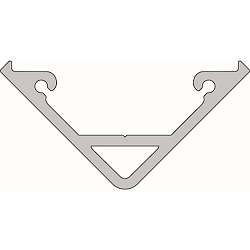 Profil d'angle AV-05-12 argent mat, anodis�