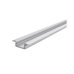 Profil en T ET-01-08 plat, argent mat