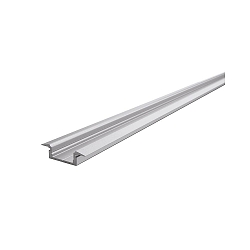 Profil en T ET-01-12 plat, argent mat