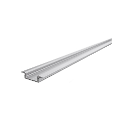 Profil en T ET-01-15 plat, argent mat