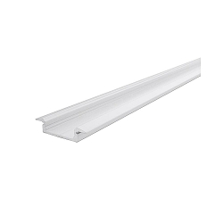 Profil en T ET-01-15 plat, blanc mat