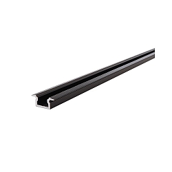 Profil en T ET-01-05 plat, noir mat