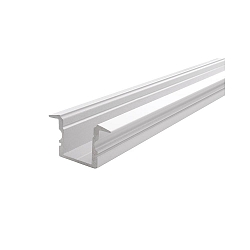 Profil en T ET-02-10 haut, blanc mat