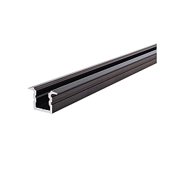 Profil en T ET-02-05 haut, noir mat