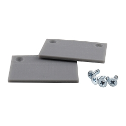 Embout P-EU-01-36 2 pièces gris