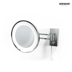 Miroir avec clairage BS 36 LED 3 fois IP 44, chrome 