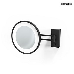 Miroir avec clairage BS 36 LED 3 fois IP 44, noir mat 