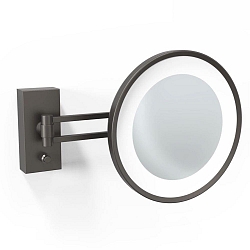 Miroir avec �clairage BS 36 miroir avec grossissement 3x IP44, argent mat 