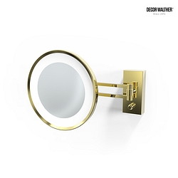 mirror with lighting BS 36 LED 5-fold IP 44, gold 