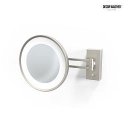 mirror with lighting BS 36 LED 5-fold IP 44, nickel satined 