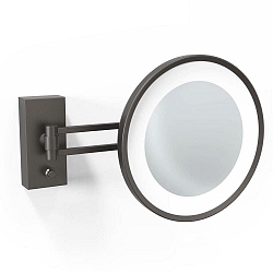 Miroir avec �clairage BS 36 miroir avec grossissement 5x IP44, argent mat 