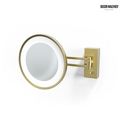 mirror with lighting BS 36 LED 5-fold IP 44, gold matt 