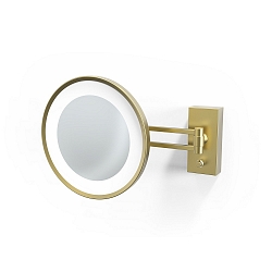 mirror with lighting BS 36 LED 5-fold IP 44, gold matt 