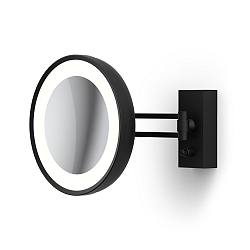 Miroir avec �clairage BS 36 LED 7 fois IP 44, noir mat 