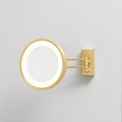 Miroir avec �clairage BS 36 LED 7 fois IP 44, or mat 