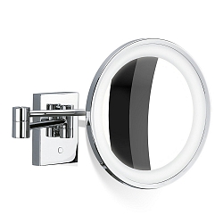 Miroir avec �clairage BS 40 LED 7 fois IP 44, chrome 