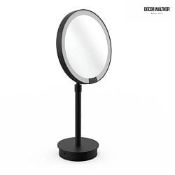 Miroir avec clairage JUST LOOK PLUS SR miroir avec grossissement 7x IP20, noir mat gradable