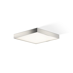 Luminaire de plafond CUT 40 N LED IP 44, nickel satiné gradable